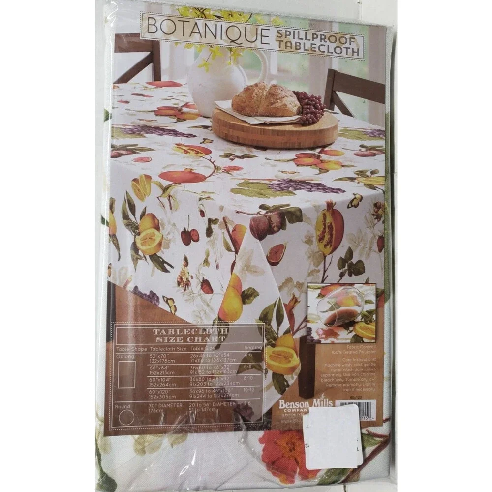 Fabric Spillproof Tablecloth 60